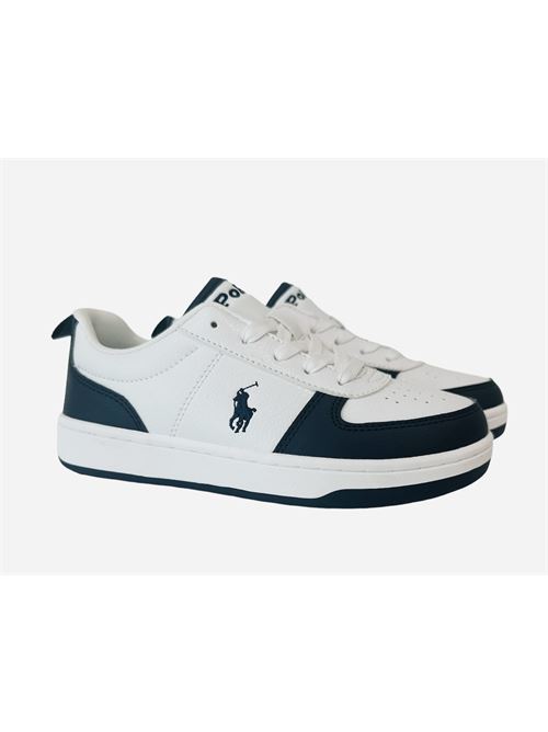 Sneakers bianca e blu RALPH LAUREN | RL00065110BIANCO